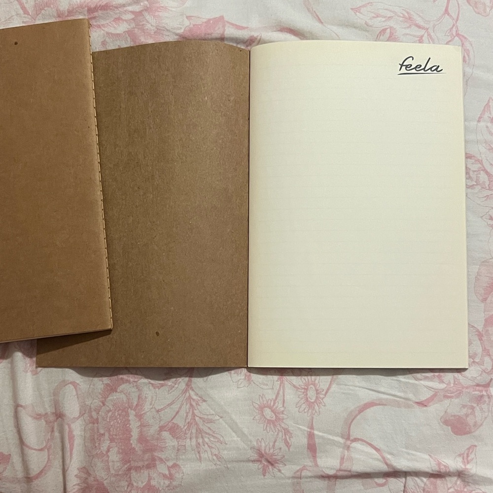 Everything Blooms Brown Journal Notebook - Inspirational Floral Cover - Picture 2 of 4